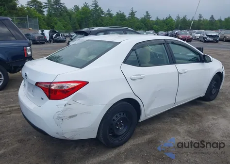 2018 Toyota Corolla Le z USA, uszkodzony, nr VIN 2T1BURHE1JC015440